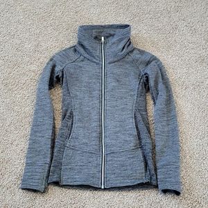 Lululemon Grey Zip Up Sweater